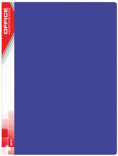 Showmap flexibel A4 20-tassen blauw