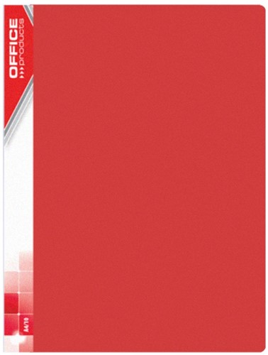 Showmap flexibel A4 30-tassen rood