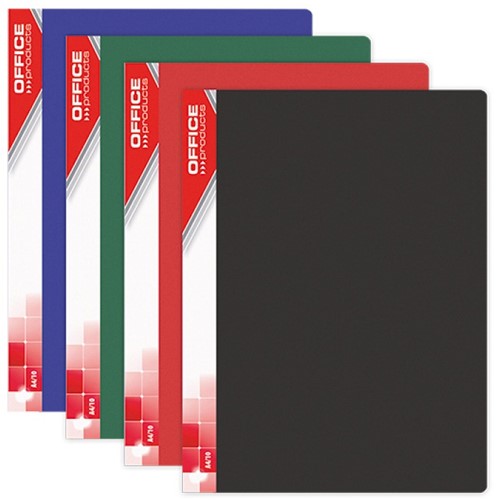 Showmap flexibel A4 30-tassen rood-2