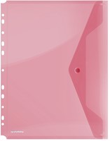 Enveloptas, A4, geperforeerd, rood