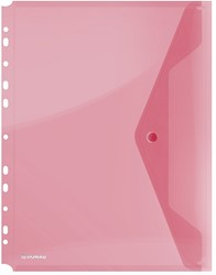 Enveloptas, A4, geperforeerd, rood