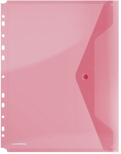 Enveloptas, A4, geperforeerd, rood