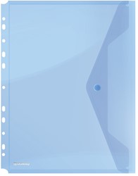 Enveloptas, A4, geperforeerd, blauw