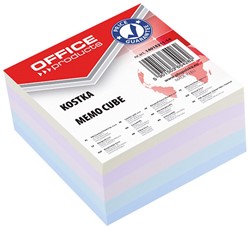 Memoblok, 85x85x40mm, gelijmd, diverse kleuren