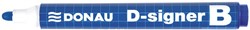 Whiteboardmarker blauw, ronde punt, 2-4mm