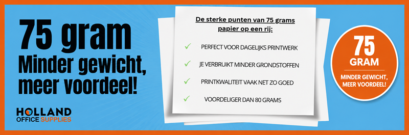Waarom blijven we in Europa vasthouden aan 80 grams papier?