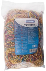 Elastiekjes, diameter 60mm, lengte 93mm, 1,5x1,5mm, 1000g, assorti
