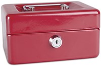 Geldkist, 152x115x80mm, rood