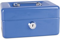 Geldkist, 152x115x80mm, blauw