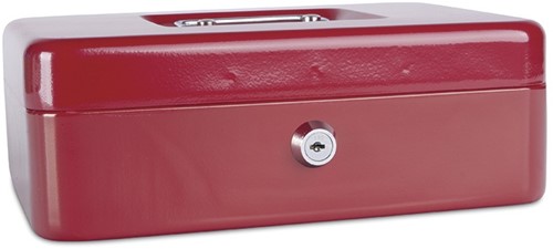 Geldkist, 250x180x90mm, rood