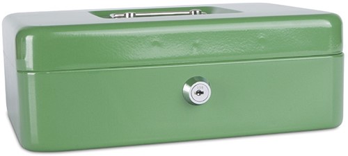 Geldkist, 250x180x90mm, groen