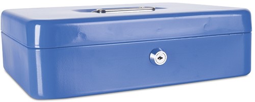 Geldkist, 300x240x90mm, blauw