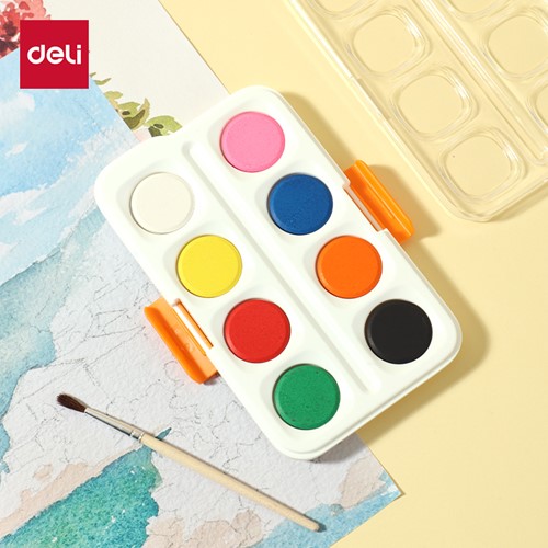 Deli Color Emotion waterverf 8 kleuren-2