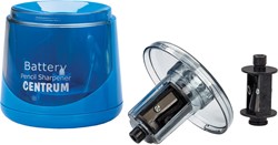 Puntenslijper electrisch Centrum (2x AA) blauw