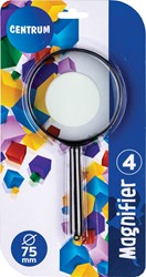 Loep Centrum 4x vergroting 75mm op blister
