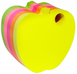 Memoblok, appel, diverse kleuren