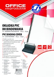 Voorblad transparant, PVC, A4, 150 micr, 100 stuks