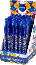 Gelpen uitwisbaar Centrum blauw 0,5mm displaybox 