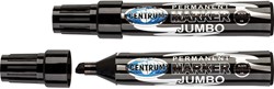 Permanent marker JUMBO Centrum zwart beitelpunt 7mm