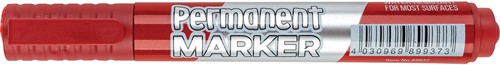 Permanent marker Centrum rood, beitelpunt 1-5mm-2