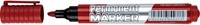 Permanent marker Centrum rood, beitelpunt 1-5mm