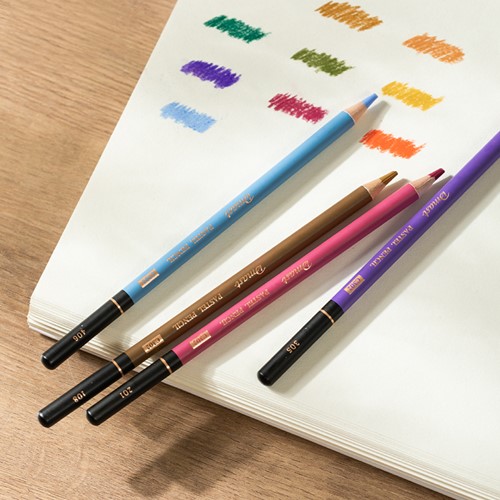 Kleurpotloden pastel - 24 kleuren