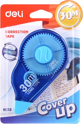 Deli correctietape 5mm x 30mtr assorti blister à 1 stuk-2