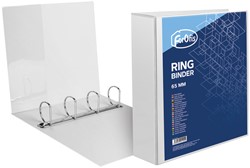 Panorama ringband ForOfis A4 4-rings 65mm wit 