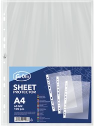 Showtas ForOfis A4 80 micron 11-gaats transparant glashelder, 20 stuks