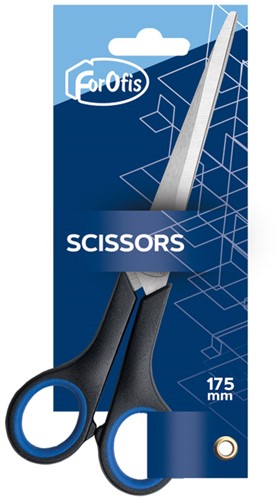 Schaar 175mm ForOfis met zacht rubber handvatten 91118-2