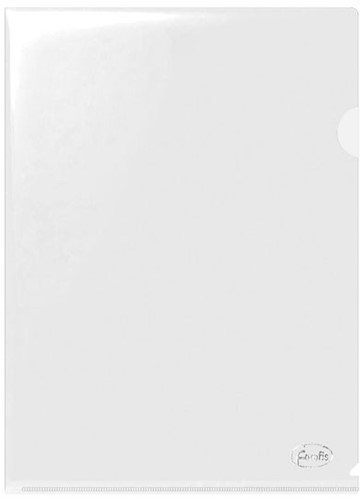 Insteekhoes ForOfis L-vormig, A4, 180 micron, mat transparant, 12 stuks