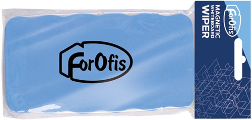 Whiteboard wisser ForOfis magnetisch 120x60x20mm blauw