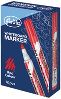Whiteboard marker ForOfis rood ronde punt 2-5mm-2