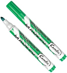 Whiteboard marker ForOfis groen ronde punt 2-5mm