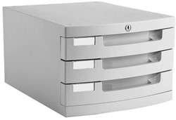 Ladenkastje ForOfis 3 lades, met slot en sleutels 30x38x21cm