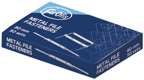 Snelhechter Fastener ForOfis Metaal  80 mm zwart, 50 stuks-2