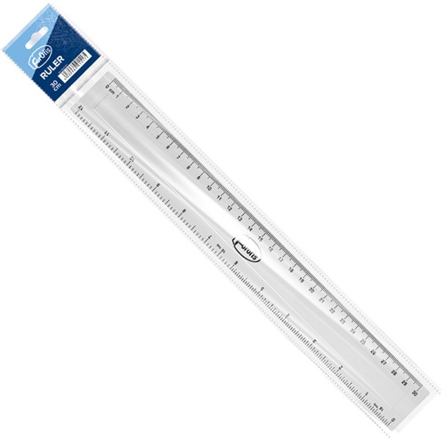 Liniaal ForOfis plastic 30cm-2