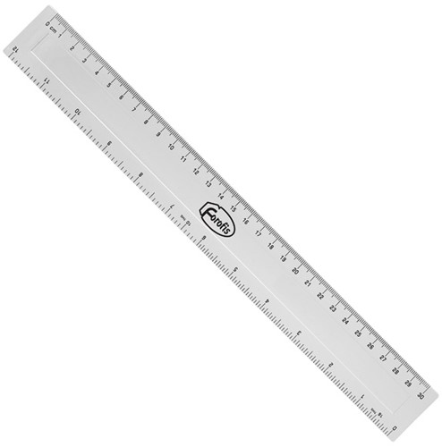 Liniaal ForOfis plastic 30cm
