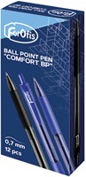 Balpen ForOfis zwart "COMFORT BP" 0.7mm Grip, met drukknop-2