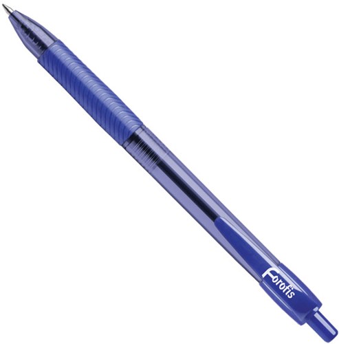 Balpen ForOfis blauw "COMFORT BP" 0.7mm Grip, met drukknop