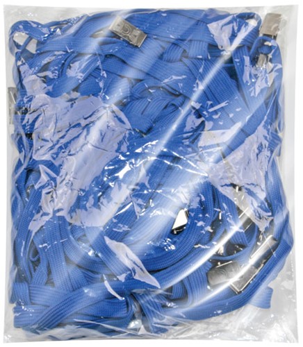 Badge - Pashouder ForOfis 90x57mm horizontaal met blauw koord 42cm-3