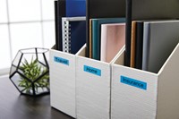 Labeltape Dymo 45016 S0720560 D1 polyester 12mmx7mm zwart op blauw-5