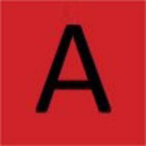 Labeltape Dymo 45017 S0720570 D1 polyester 12mmx7m zwart op rood-2