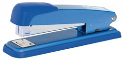 Nietmachine 24/6, 40 vel, blauw metaal, diepte 9cm