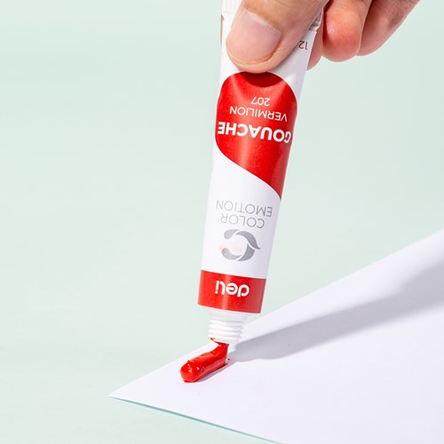 Deli Color Emotion Gouache 12ml tubes, 5 kleuren/box-3