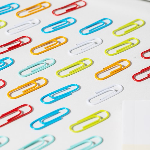 Deli RIO paperclips 29 mm assorti