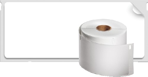 Etiket Dymo 99012 S0722400 36x89mm 2 rollen á 260 stuks wit-2
