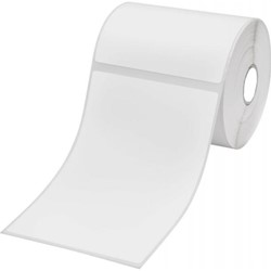 brother RD-S02E1 compatible label 102mm x 152mm , 270 labels per rol, wit, permanent