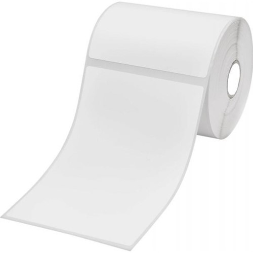 brother RD-S02E1 compatible label 102mm x 152mm , 270 labels per rol, wit, permanent