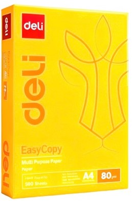 Printpapier Deli EasyCopy A4 80 gram, pak à 500 vel